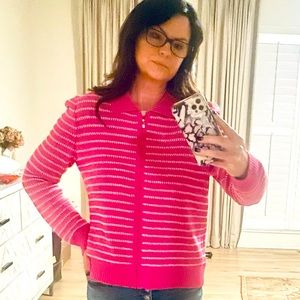 St John Authentic Full Zip Sweater